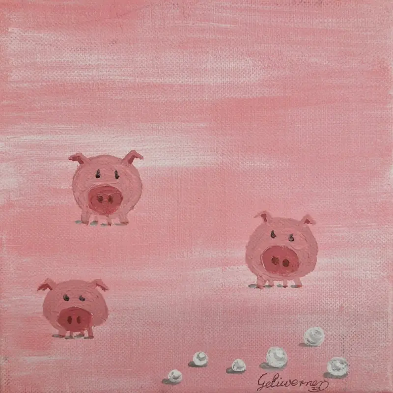 Perlen vor die Säue werfen