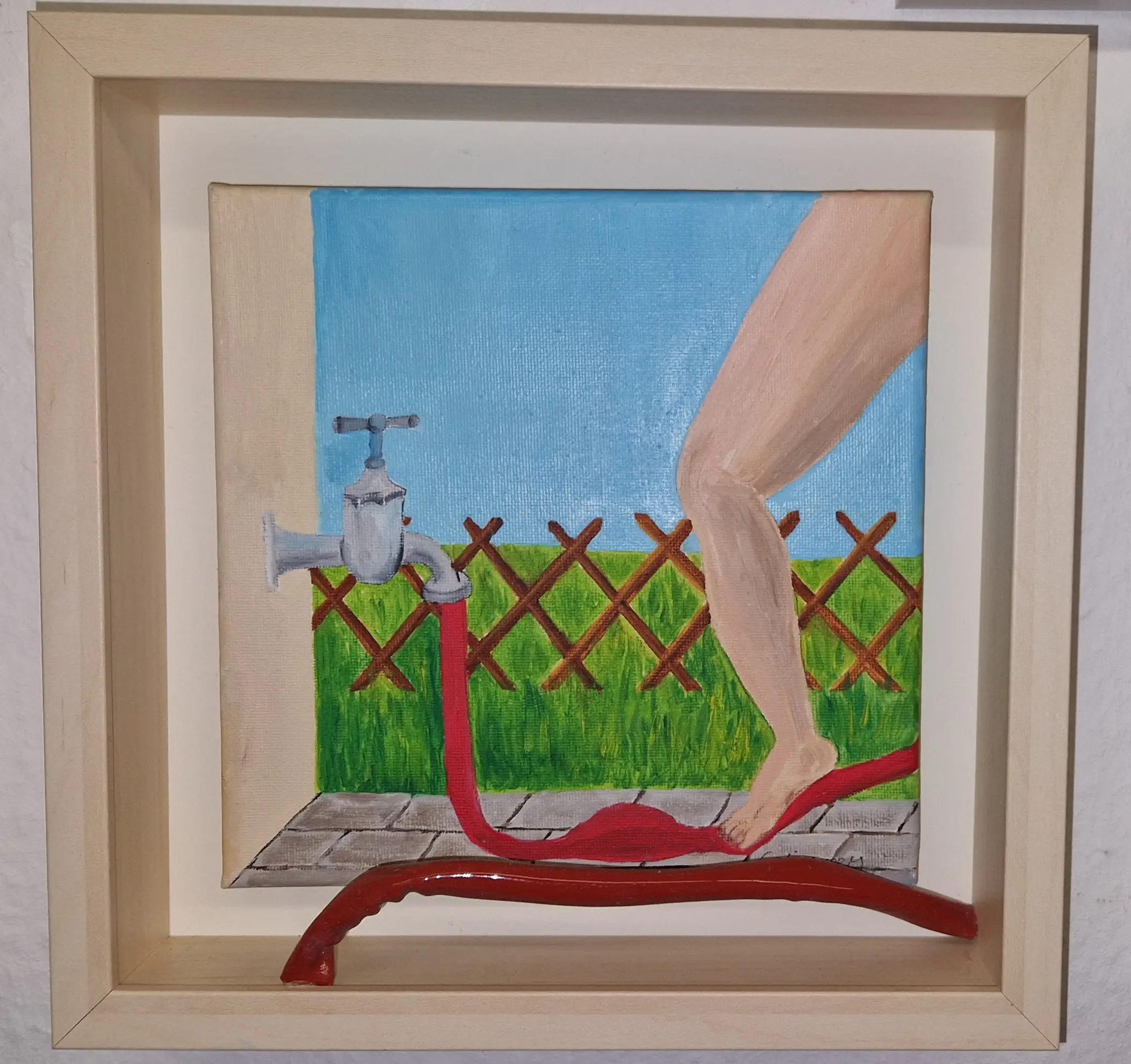 Auf dem Schlauch stehen